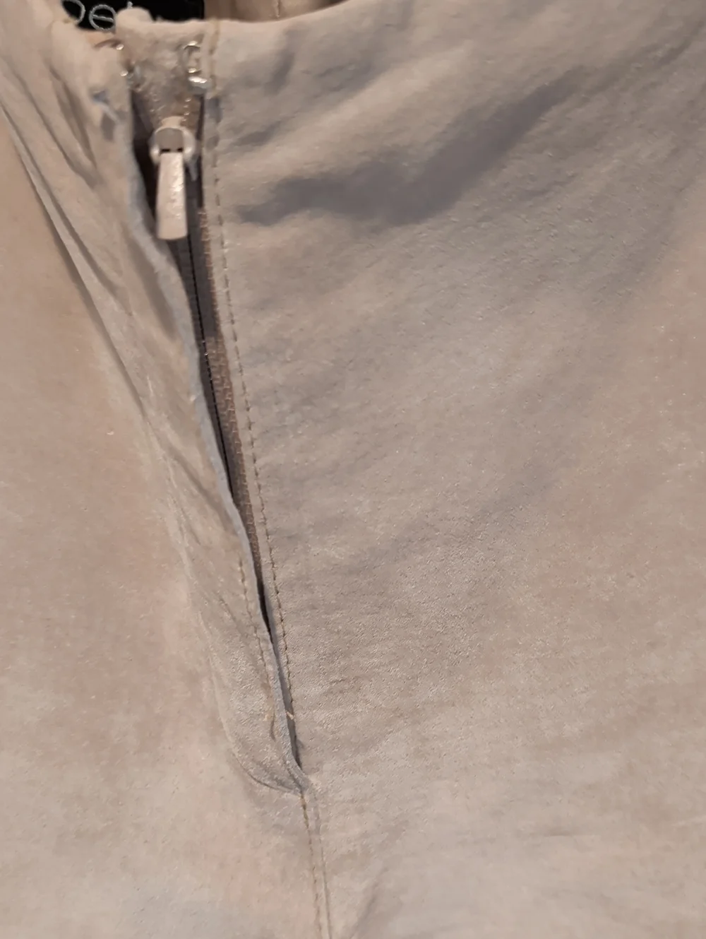 bebe Light Beige Straight Leg Leather Pants